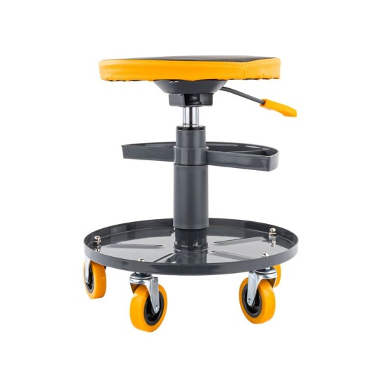 Dílenská stolička 400–520 mm, nosnost 150 kg – POWERMAT