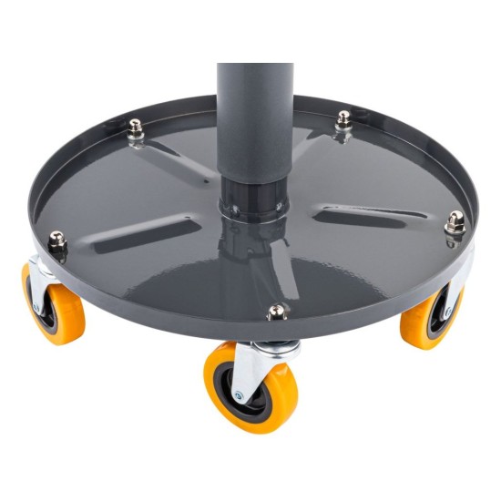 Dílenská stolička 400–520 mm, nosnost 150 kg – POWERMAT