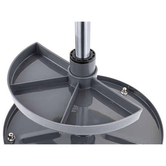 Dílenská stolička 400–520 mm, nosnost 150 kg – POWERMAT