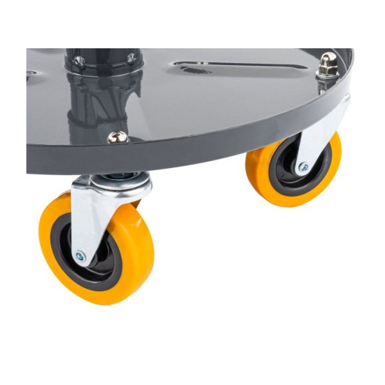 Dílenská stolička 400–520 mm, nosnost 150 kg – POWERMAT