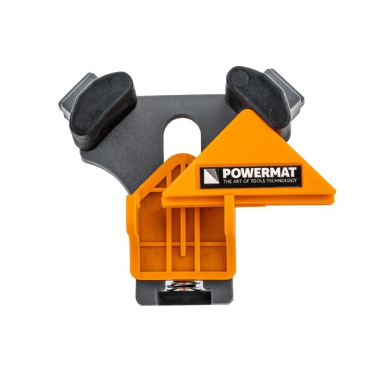 Truhlářské svěrky rohové 90°, 5–22 mm, sada 4 ks – POWERMAT