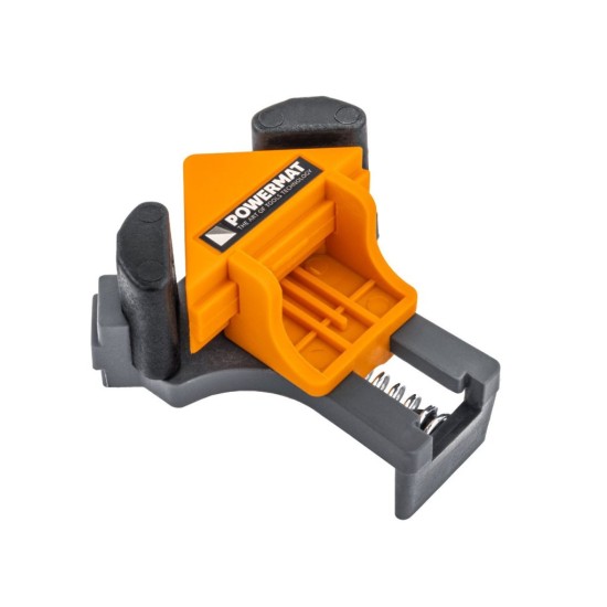 Truhlářské svěrky rohové 90°, 5–22 mm, sada 4 ks – POWERMAT