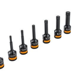 Hlavice rázové zástrčné 1/2" XZN M5–M18, sada 8 ks POWERMAT Hlavice rázové zástrčné 1/2" XZN M5–M18, sada 8 ks POWERMAT