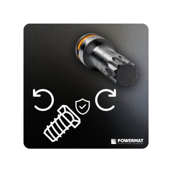 Hlavice rázové zástrčné 1/2" XZN M5–M18, sada 8 ks POWERMAT