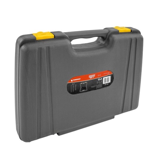 Rázové hlavice šestihranné prodloužené 1/2" 10–38 mm, sada 20 ks – POWERMAT