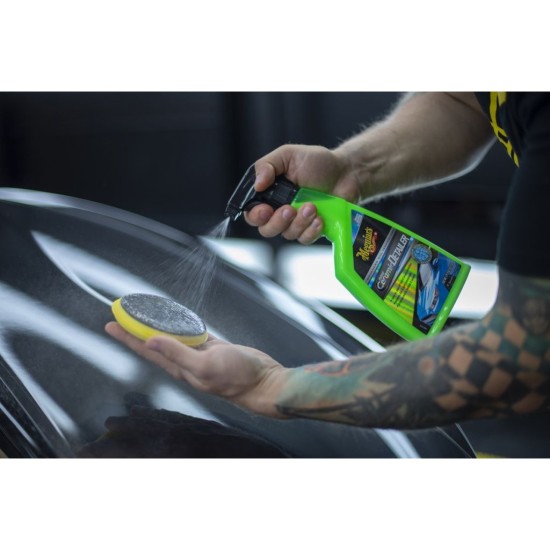 Meguiar's Hybrid Ceramic Quik Clay Kit - sada pro dekontaminaci laku s hybridním keramickým lubrikantem