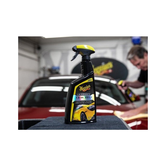 Meguiar's Ultimate Quik Wax - vylepšený polymerový rychlý vosk, v rozprašovači, 473 ml
