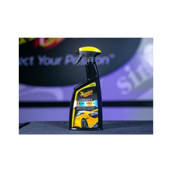 Meguiar's Ultimate Quik Wax - vylepšený polymerový rychlý vosk, v rozprašovači, 473 ml
