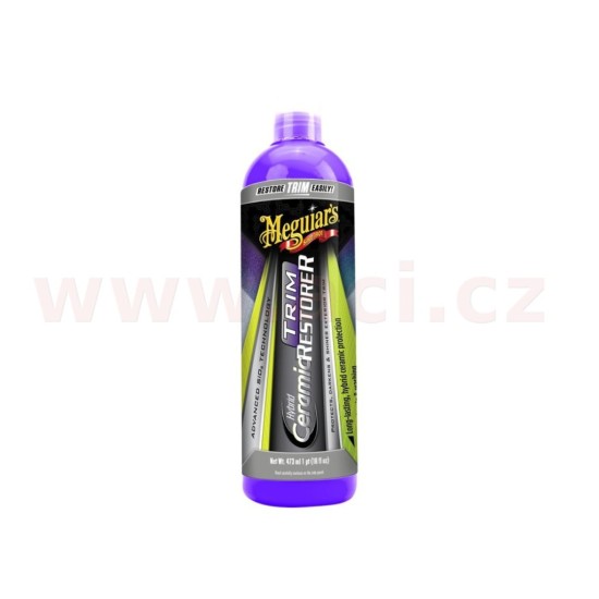 Meguiar's Hybrid Ceramic Trim Restorer - oživovač a keramická ochrana nelakovaných plastů, 473 ml