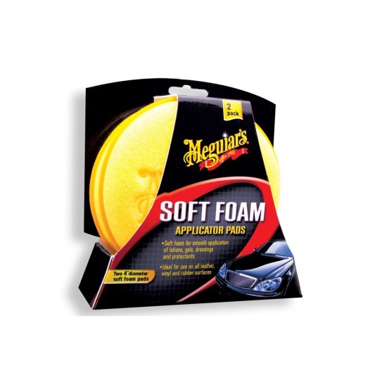 MEGUIARS Soft foam applicator pads - pěnové aplikátory (2 ks) MEGUIARS Soft foam applicator pads - pěnové aplikátory (2 ks)