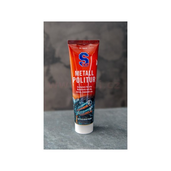 S100 leštěnka na chrom, hliník a kovové povrchy - Metallpolitur 100 ml