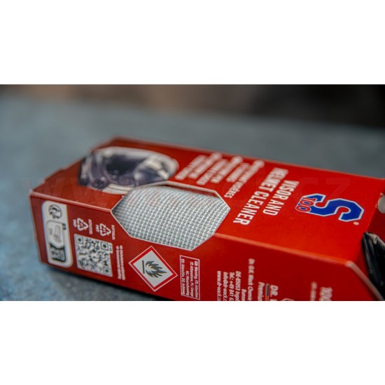 S100 čistič hledí s mikrovláknovou utěrkou - Visor & Helmet Cleaner 100 ml