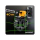 Křížový laser 4D 360°, samonivelační, zelený (SET se stativem) – POWERMAT