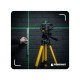 Křížový laser 4D 360°, samonivelační, zelený (SET se stativem) – POWERMAT