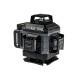 Křížový laser 4D 360°, samonivelační, zelený (SET se stativem) – POWERMAT