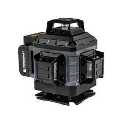 Křížový laser 4D 360°, samonivelační, zelený (SET se stativem) – POWERMAT