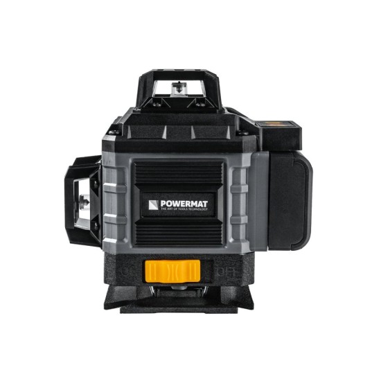 Křížový laser 4D 360°, samonivelační, zelený (SET se stativem) – POWERMAT