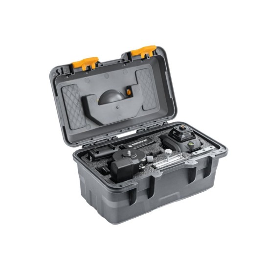 Křížový laser 4D 360°, samonivelační, zelený – POWERMAT