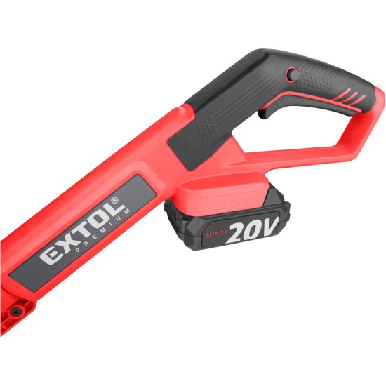 Aku strunová sekačka SHARE20V, 30 cm, 2 Ah – EXTOL PREMIUM