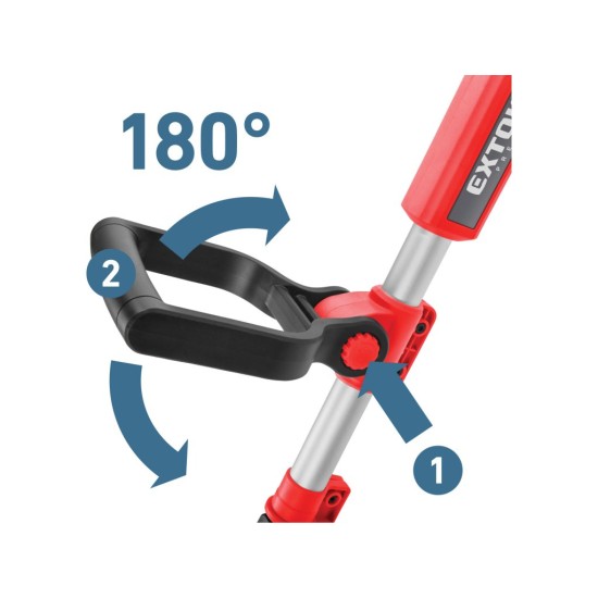 Aku strunová sekačka SHARE20V, 30 cm, 2 Ah – EXTOL PREMIUM