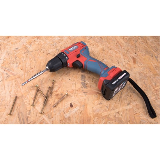 Aku šroubovák BRUSHLESS, Li-ion 12 V / 2 Ah – EXTOL PREMIUM