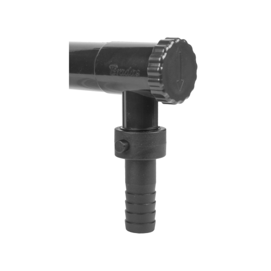 Sběrač dešťové vody 80 mm s ventilem 1", grafit – BRADAS