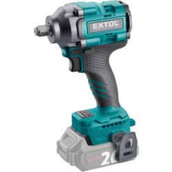 Aku rázový utahovák 1/2″ 500 Nm, SHARE20V, BRUSHLESS, bez baterie a nabíječky – EXTOL INDUSTRIAL