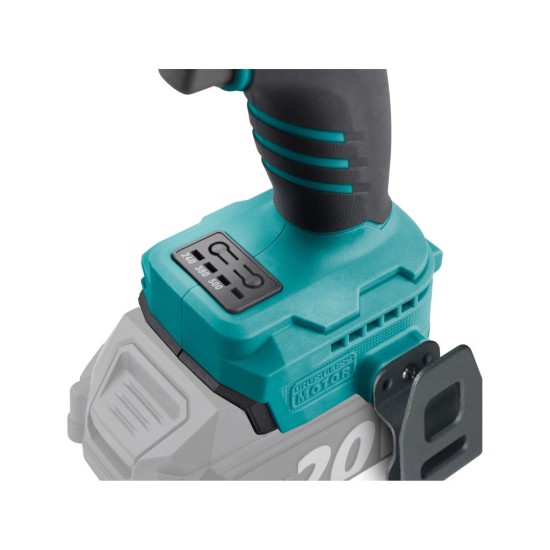 Aku rázový utahovák 1/2″ 500 Nm, SHARE20V, BRUSHLESS, bez baterie a nabíječky – EXTOL INDUSTRIAL