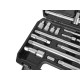 Prodlužovací nástavce a T–trháky 1/4", 3/8", 1/2", CrV, sada 25 ks - GEKO