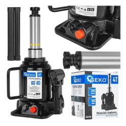 Dvoustupňový hydraulický zvedák (panenka) 4 t, nízkoprofilový – GEKO