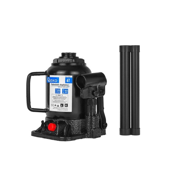 Dvoustupňový hydraulický zvedák (panenka) 6 t, nízkoprofilový – GEKO