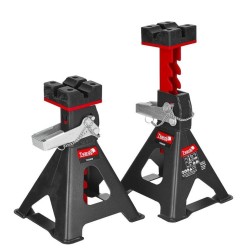 Podpěra pod auto 3 t (1 pár), nastavitelná s aretací a gumovou podložkou – TVARDY