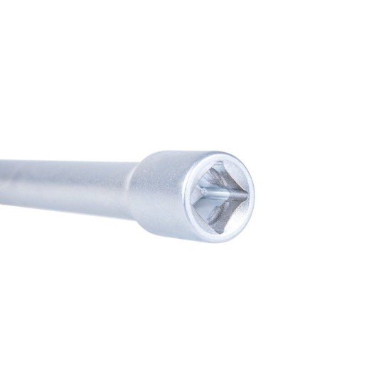 Nástrčná hlavice na svíčky s kloubem 16 mm 3/8", délka 310 mm, CrV – GEKO