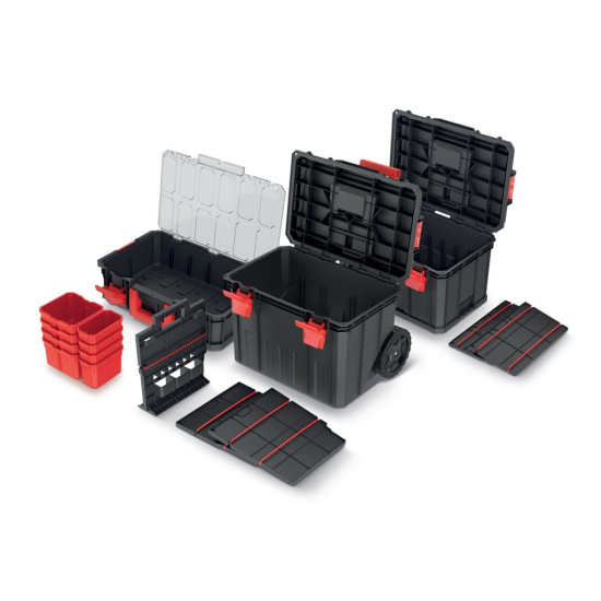 Kufr na nářadí s kolečky MODULAR SOLUTION set 4v1 – KISTENBERG