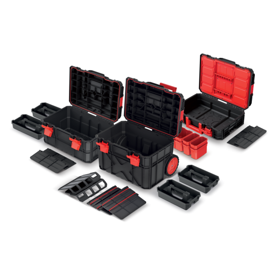 Kufr na nářadí s kolečky X BLOCK PRO 95 set – KISTENBERG