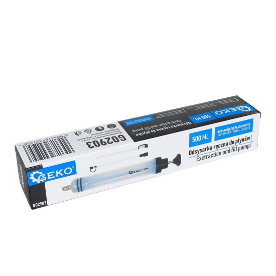 Ruční odsávačka kapalin 500 ml – GEKO