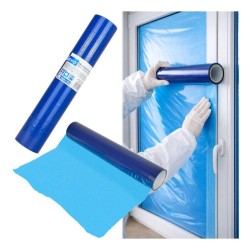 Ochranná folie na okna 50 cm × 25 m, samolepící – GEKO