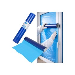 Ochranná folie na okna 50 cm × 25 m, samolepící – GEKO