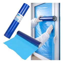 Ochranná folie na okna 50 cm × 75 m, samolepící – GEKO