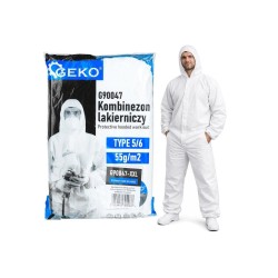 Jednorázový oblek (overal) typ 5/6, 55 g/m², velikost XXL – GEKO
