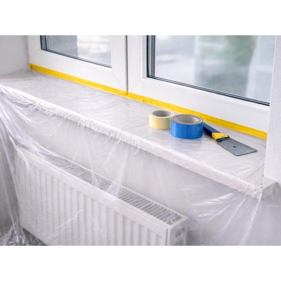 Zakrývací folie s washi páskou 180 cm × 20 m – GEKO