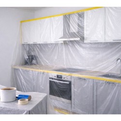 Zakrývací folie s washi páskou 110 cm × 20 m – GEKO Zakrývací folie s washi páskou 110 cm × 20 m – GEKO