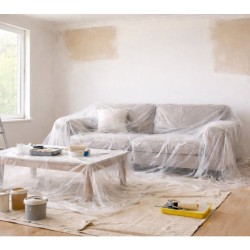 Malířská zakrývací folie 4×5 m 14 µm – GEKO