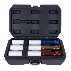 Nástrčné rázové prodloužené hlavice na ALU disky 1/2", 17, 19, 21 mm – GEKO