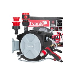 Automatický naviják s hadicí 1/2" 25 m BRASS-LINE – TVARDY