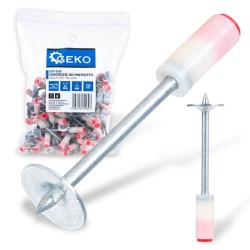 Hřebíky 42 mm (Ø 7,3 mm) pro ruční pneumatickou hřebíkovačku, sada 100 ks – GEKO