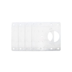 Opravná deska pro miskové závěsy 90×90 mm, Ø 35 mm, sada 4 ks - GEKO