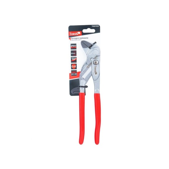 Klešťový klíč stavitelný 250 mm CrV – TVARDY