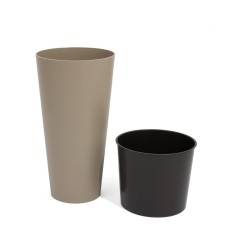 Květináč Tubus Slim 64 l, mocca