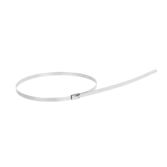 Stahovací pásky nerezové 4,6 mm, 100 ks – GEKO (Délka: 450 mm) Stahovací pásky nerezové 4,6 mm, 100 ks – GEKO (Délka: 450 mm)